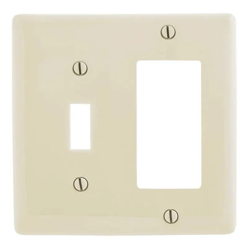 Hubbell Wiring Device-Kellems P126LA HWDK P126LA WALLPLATE, 2-G, 1) TOG