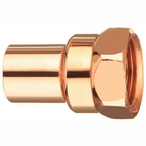 Elkhart Products CFADF 1/2 inch x 3/4 inch Wrot Copper Female Reducing Adapter, SWT x FIP
