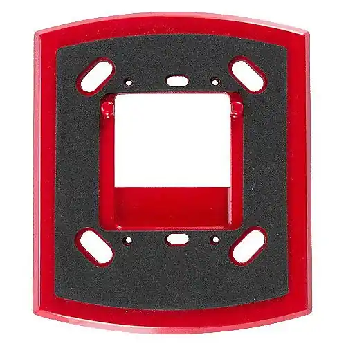 System Sensor WTP Mounting Plate for Outdoor Fire Safety Devices Red