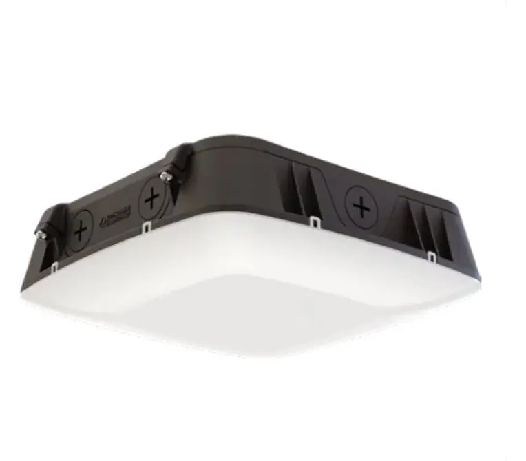 Acuity Brands Lighting CNYLEDALOSWW2UVOLTPEPIRD Lithonia Bronze Field Adjustable LED Canopy with Photocell and Occupancy Sensors, 34/52/75W, 3000/4000/5000K
