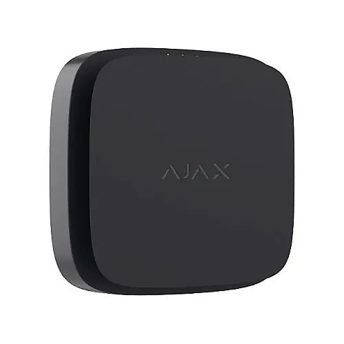 AJAX 68696.136.BL3 Wireless Combined Heat and Smoke Detector with Replaceable Batteries