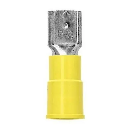 3M 051128-58936 Scotchlok 12 to 10 AWG Insulated Standard Female Disconnect 0.25 in W x 0.032 in THK