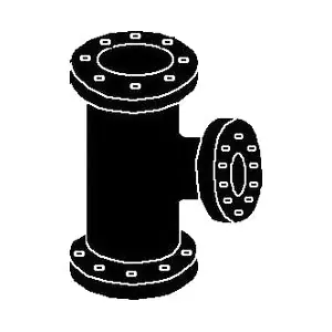 NAPAC 20F-0806 Reducing Tee Power 8 x 8 x 6 in