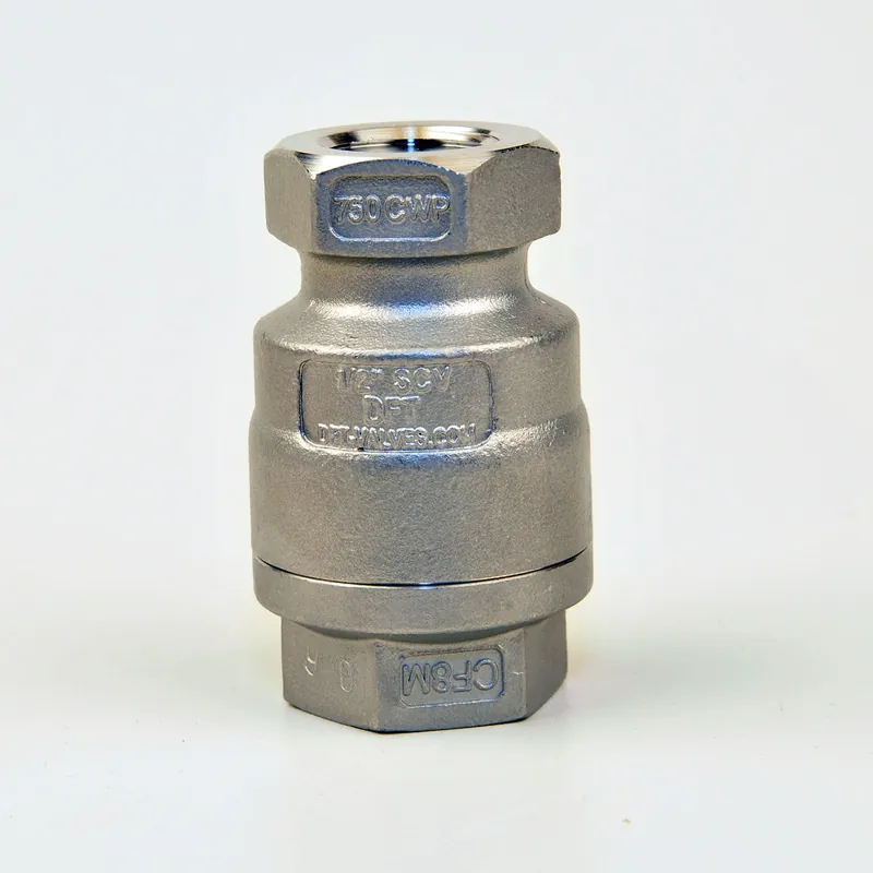 Durabla 835C7B4A5 SCV 1/2 NPT Stainless Check Valve (Old 8317)