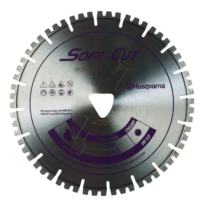 Husqvarna 587665205 VC12-1000 12 x .120 Soff-Cut Blade with Skid Plate Vari-Cut Purple