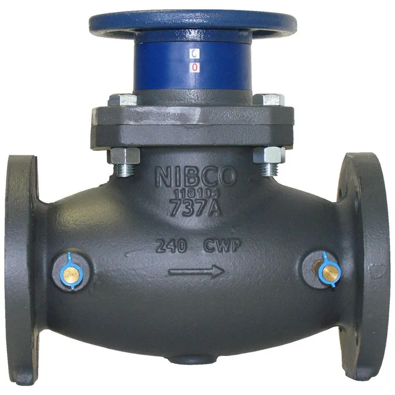 NIBCO NHC801F F-737-A 3 in Cast Iron Flanged Non-Rising Valve Stem Globe Valve