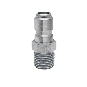 ZSI 75MPS FST SERIES, 3/4 MNPT, 303 STAINLESS STEEL, STRAIGHT THRU, PLUG