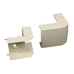 WIREMOLD PN05F18V Nonmetallic Outside Elbow Ivory