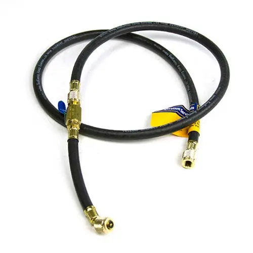YELLOW JACKET 25860 Plus II 60 in 1/4 in Heavy Duty Charging Hose with FlexFlow R25860