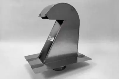 Miami Tech GRV6T 6 Inch Galvanized Roof Vent Tall Profile