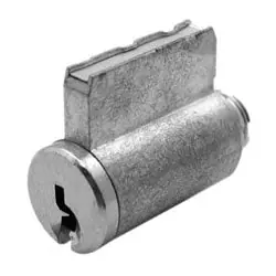 KABA ILCO CORP 15395KS-26D-OB Cylinder Lock, Key-In-Knob, 5-Pin, Kwikset Keyway, 0-Bitted, Satin Chrome Plated