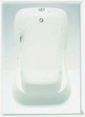 Aquatic 7260421RV-WH RH Marratta 60 x 42 x 19 Whirlpool Tub