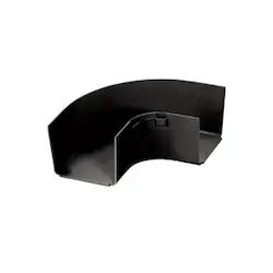 PANDUIT FRRA4X4LBL FiberRunner Horizontal Right-Angle 90 4x4 Black
