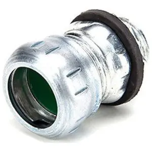 Bridgeport Fittings 253-SRT 1-1/4 Inch Raintight Steel EMT Compression Connector
