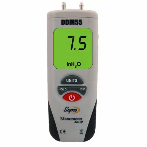 Sealed Unit Parts/Supco SUDDM55 Dual Input Digital Manometer +/- 55 inch