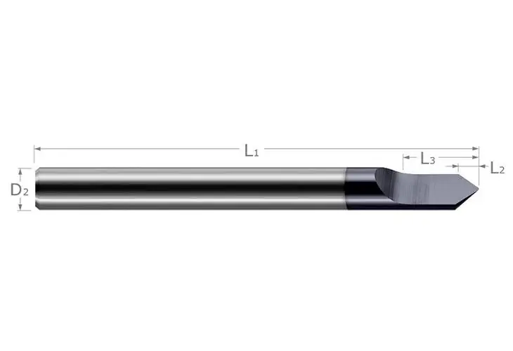 Harvey Tool 30130-C3 1/4 90DEG Engraving Cutter ALTIN