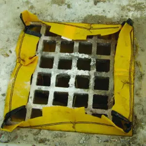 ACF Environmental SSHF22 Silt Sack 2 x 2' Woven Polypropylene Geotextile High Flow Silt Sack