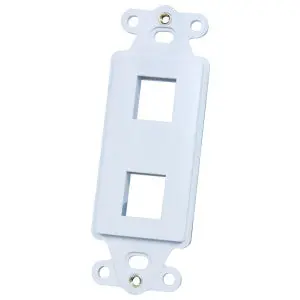 Ortronics KSDS2-88 Stylistics Keystone 2 Hole Baseplate Screws White