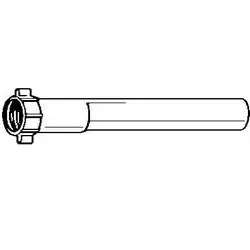 SPS Approved Vendor ETOE114-6 1-1/4 inch x 6 inch Tubular PVC Slip-Joint Extension Tube