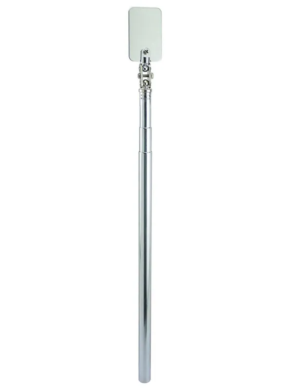 General Tools 5561 Metal Inspection Mirror Rectangular Extendable Handle