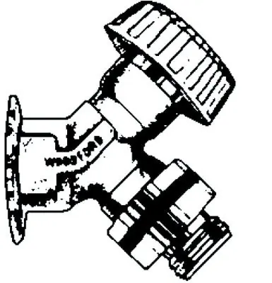 Woodford 24P-RB-WH 1/2 Rough Brass Hose Bibb