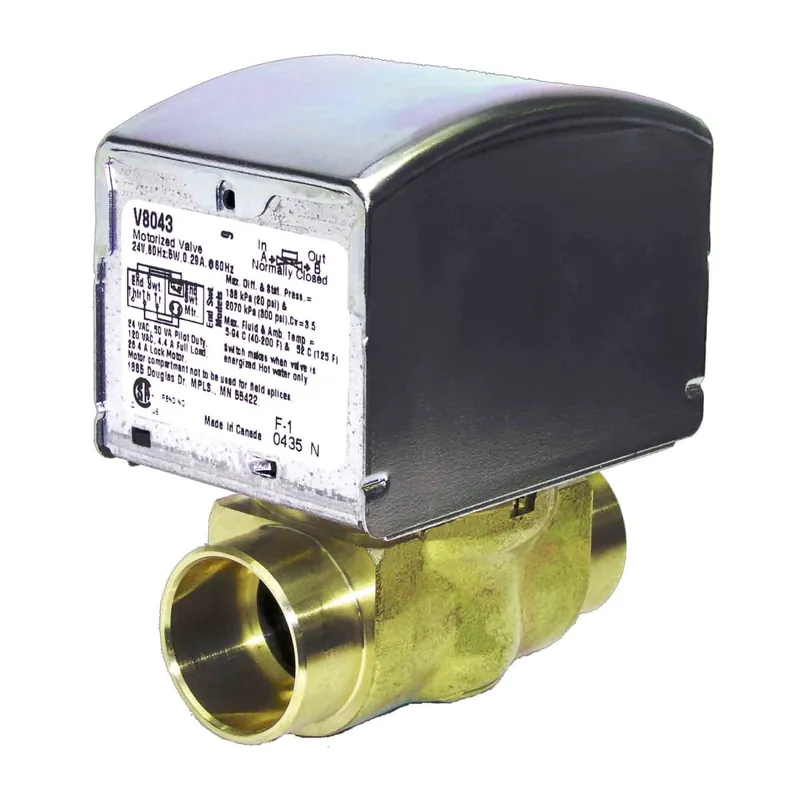 Resideo V8043E5020/U 24 Vac 1 in Sweat N.C. QuickFit Zone Valve