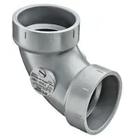 Spears P302-030C 3 CPVC L/W Street 1/4 Bend Spigotxhub