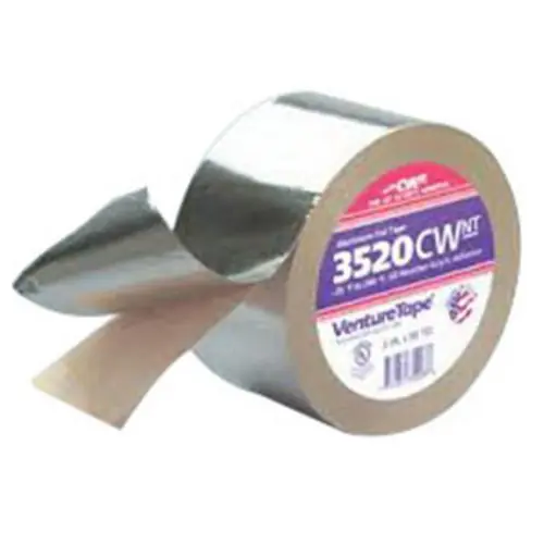 3M 3520CWQ Venture Tape 3520CW Aluminum Foil Insulation Tape 3 inch x 50 yd