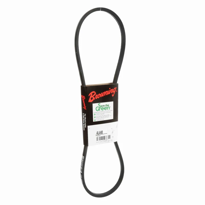 Browning 1094523 4L440 FHP V-Belt 44 in Outside Length L Belt Section Replacement 1094523