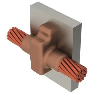 CADWELD VTC2Q CADWELD® VT Series Cable to Steel Mold Graphite 4/0 AWG Stranded 150 Weld Metal 24 in. Rod