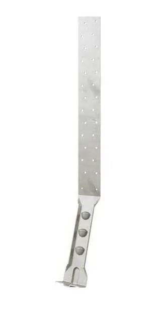 USP USTAD14RJ STAD Series 39-5/8 x 3 G90 Galvanized 12 ga Steel Foundation Strap