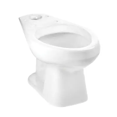 Mansfield 135BI Alto Vitreous China Floor Mount Elongated Toilet Bowl 1.6 gpf