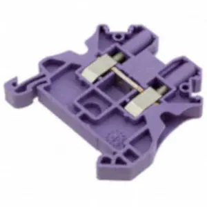 Graybar GRY-3044607 Terminal Block Connector 2 Position Feed Through Violet 10-26 AWG