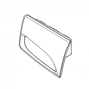 Electrolux 5304505576 Handle Assembly Drawer W/Overl