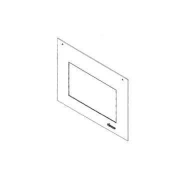 Samsung DE81-02802A SVC ASY DOOR GLASS W LOGO