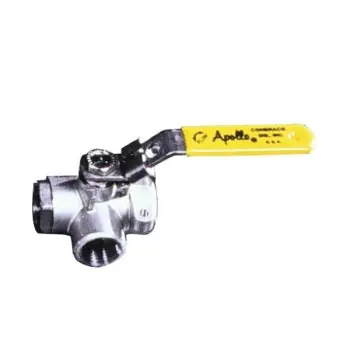 Apollo Valves 7660527A BV 1NPT 3WAY SS LTCH