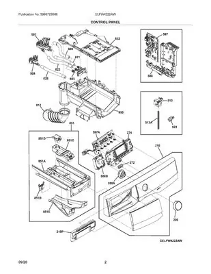 Electrolux A13141201 Wiring Harness Main Board To U