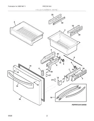 Electrolux 5304535762 Slide Extension RH Power (12 Inches) Replacement MPN
