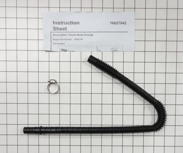 Whirlpool 12002749 HOSE FLUM