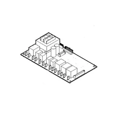 Electrolux 316455714 Board Power Relay
