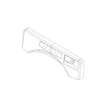 Whirlpool W11603812 Console Assy WP Dryer HMI GD