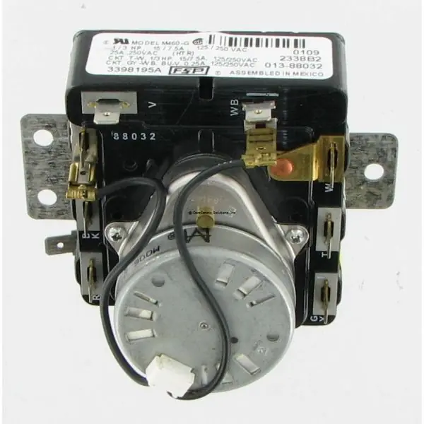 Whirlpool WP3398195 TIMER- 3 CYCLE