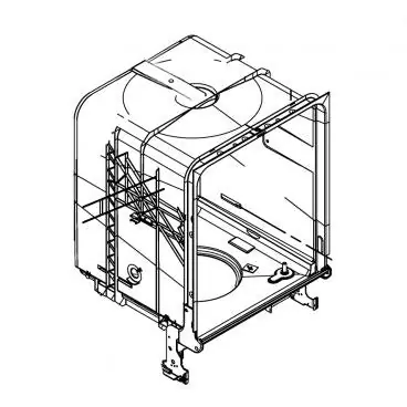 Whirlpool W11513977 TUB ASM-PLST SSK SERVICE-SHORT