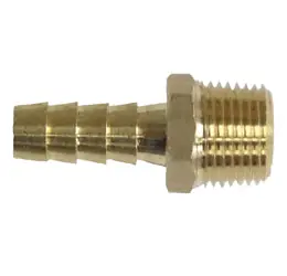 BARRY 220A 1/8BARBX1/8MIP BRASS HOSE ADAP