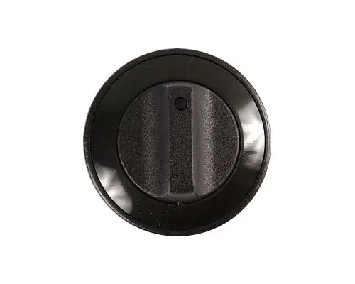 GE WB03K10032 KNOB-TOP BURNERS BLACK