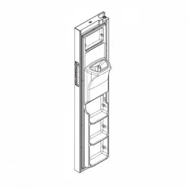 Electrolux 5304527274 Door Assembly Freezer Stainless