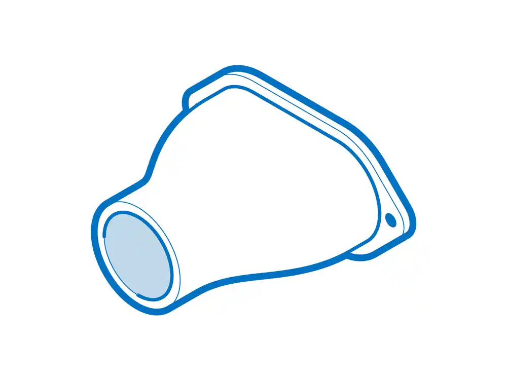 Midea 12131000A00833 Air Duct Assembly of Freezer