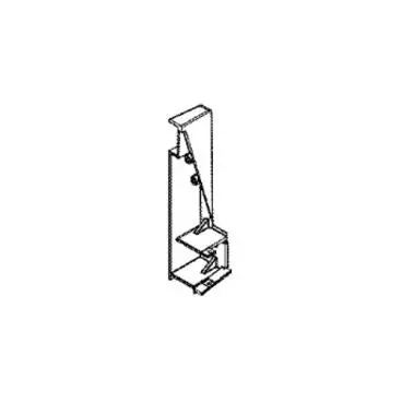 GE WB07X43001 END CAP LT-BLACK