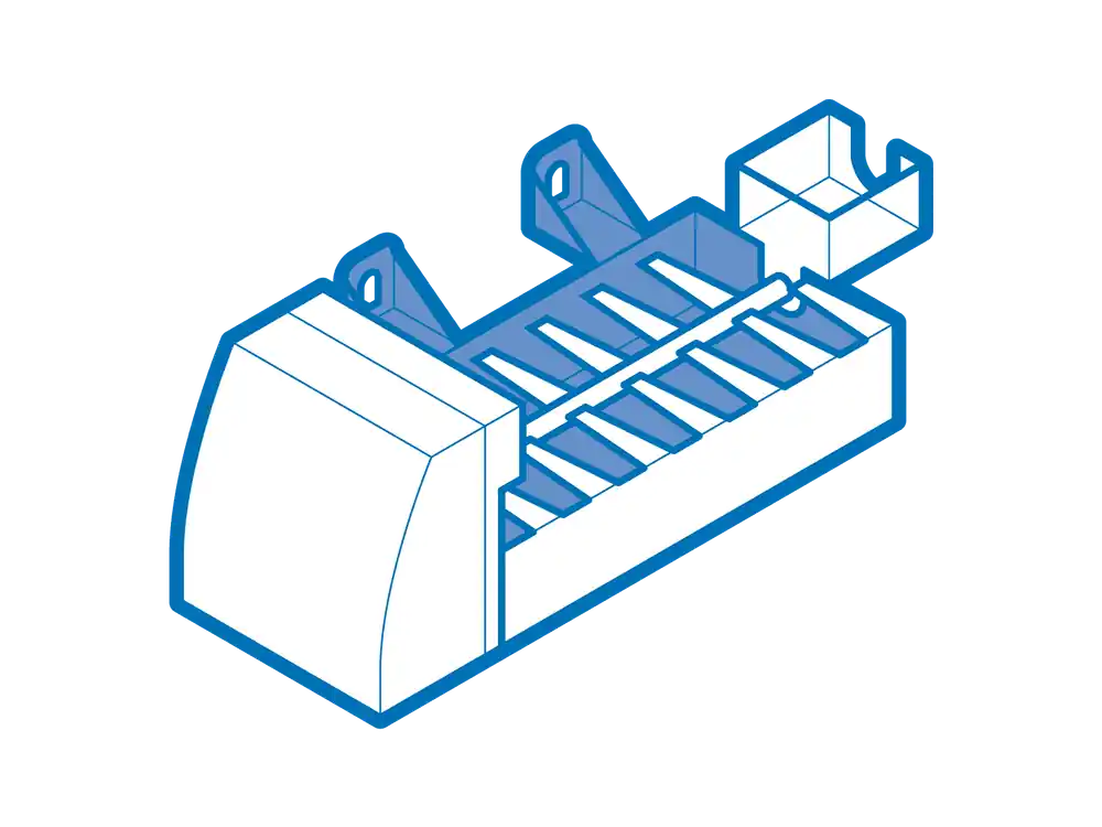 Bertazzoni Z300438 Ice Maker Assembly