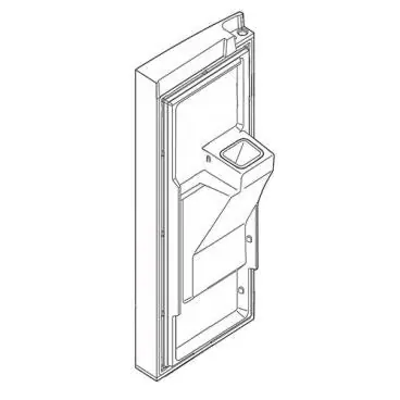 Electrolux 242185663 DSP DOOR-REFR STAINLESS W/DISP